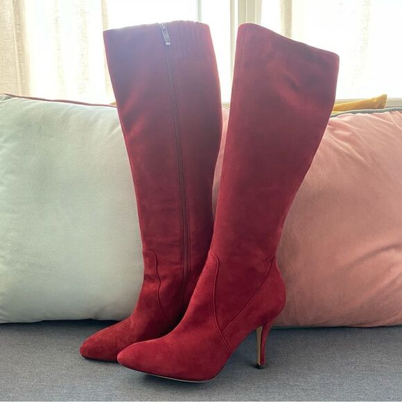 Via Spiga Suede Tall Boots - Picture 4 of 13